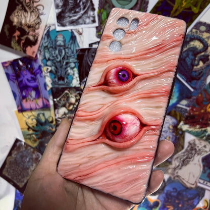 Simulated Skin 3D Horror Art Phone Case