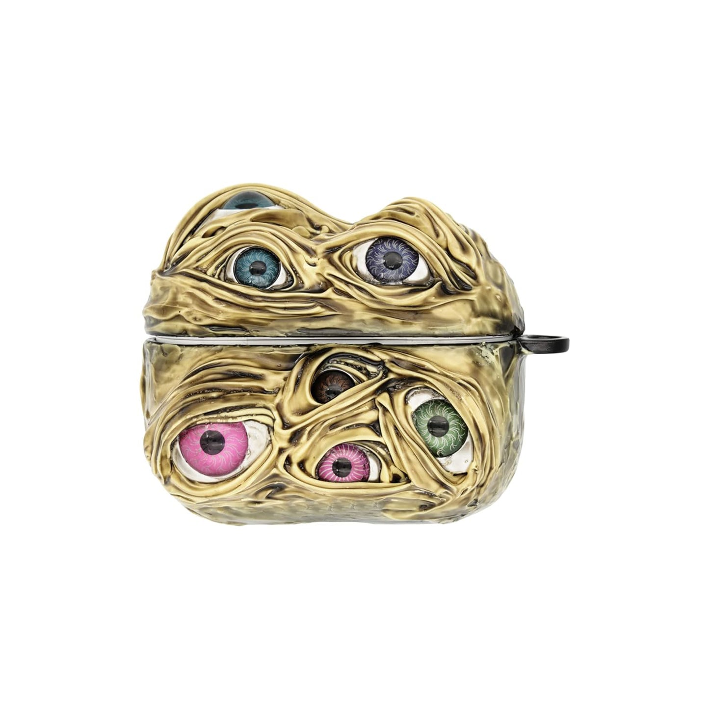 Gold Monster Eyes Handmade Horror AirPods Case