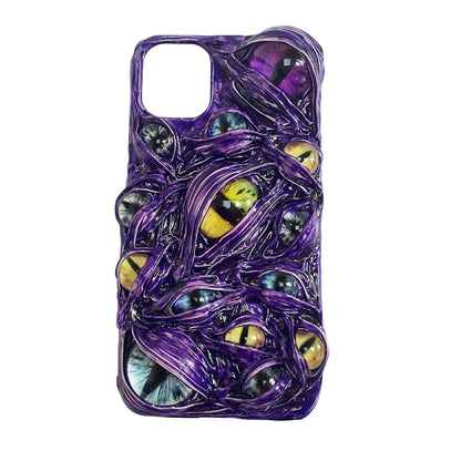 Purple Venom Handmade Horror iPhone Case