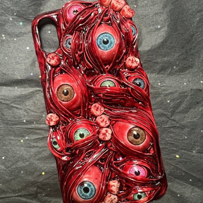 Gothic Horror 3D Eyeball Handmade Phone Case