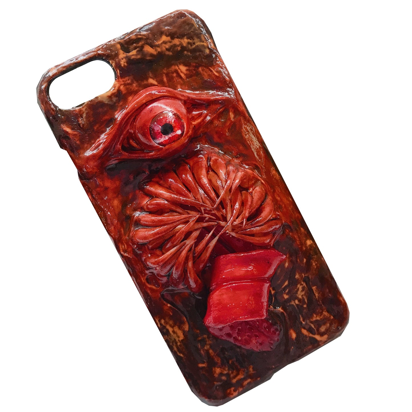 Gothic Red Venom Handmade Horror Phone Case