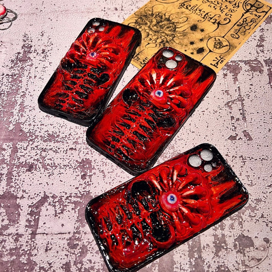 Gothic Dead Bones Handmade 3D Horror Phone Case