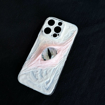 Pink Devil's Eye Horror iPhone Case