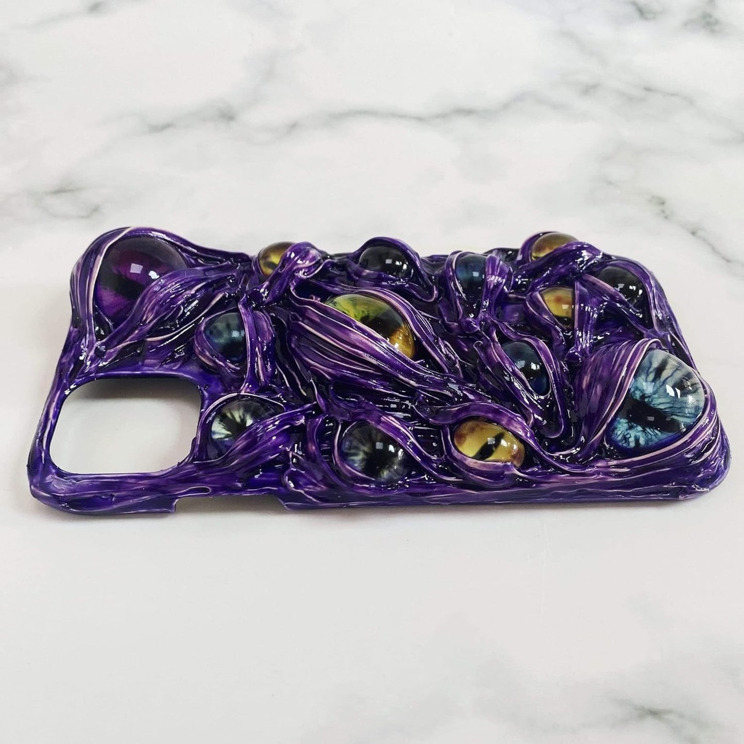 Purple Venom Handmade Horror iPhone Case