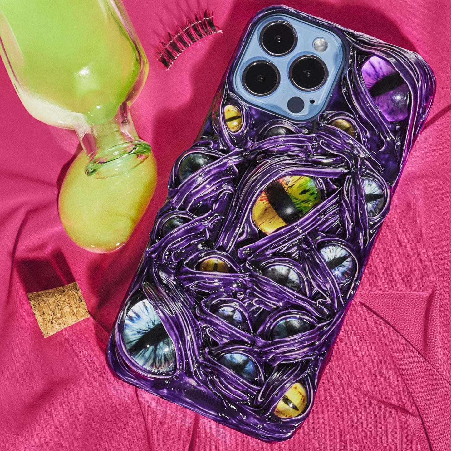 Purple Venom Handmade Horror iPhone Case