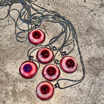 Blood Chakra Eye Necklace Accessory