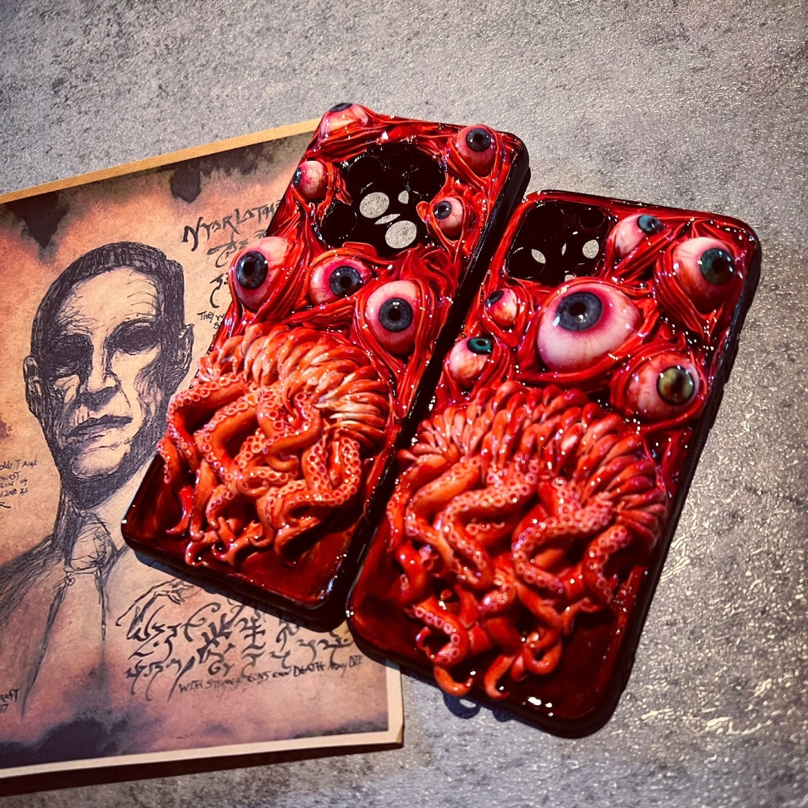 Gothic Tentacles Handmade 3D Horror Phone Case