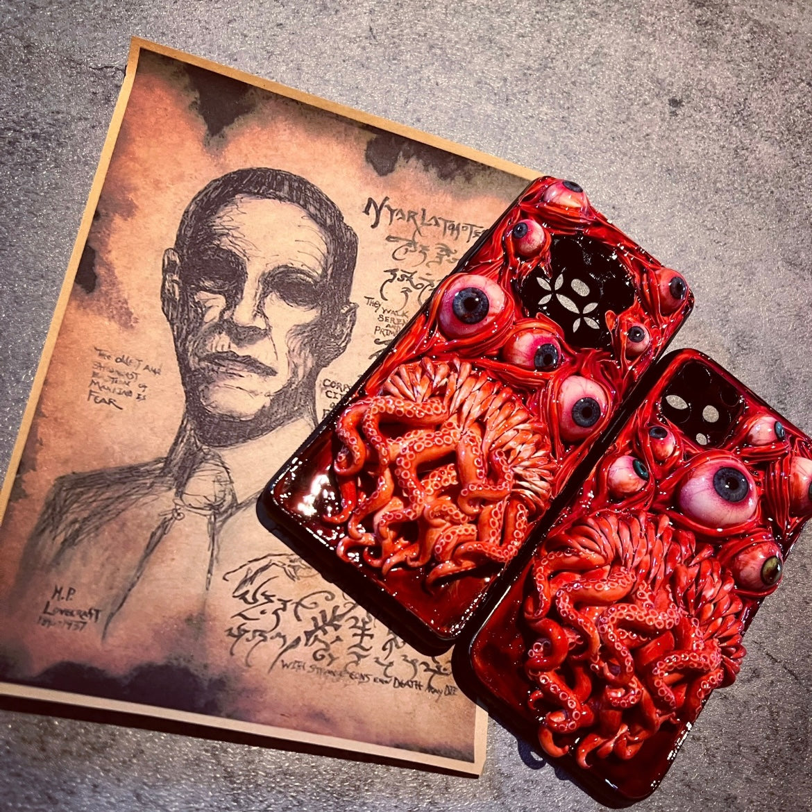 Gothic Tentacles Handmade 3D Horror Phone Case