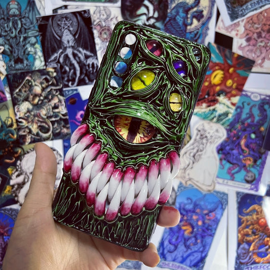 Gothic Green Demon Horror Phone Case