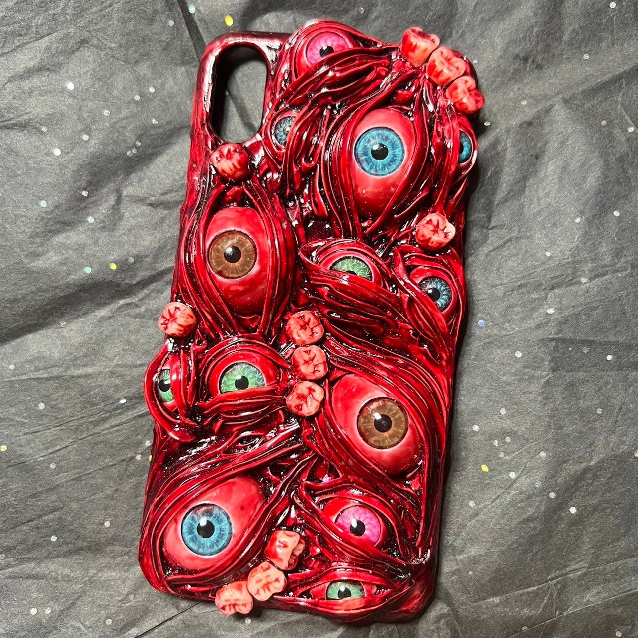 Gothic Horror 3D Eyeball Handmade Phone Case