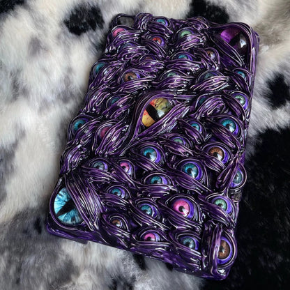 Purple Horror Devil's Eye iPad Case